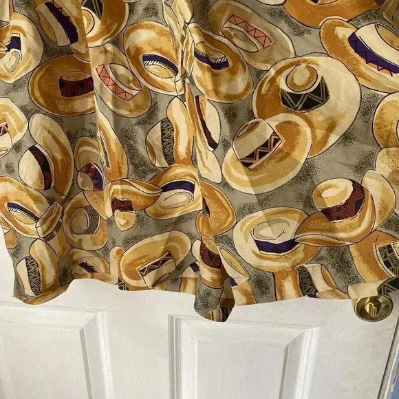 VTG Clio Silk Shorts PullOn Lagenlook Elastic Minimalist Lightweight Casual Sz M - Picture 5 of 5